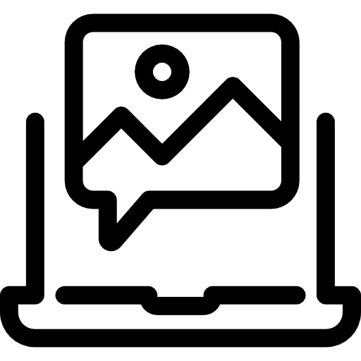 Laptop electronic technology computing icon