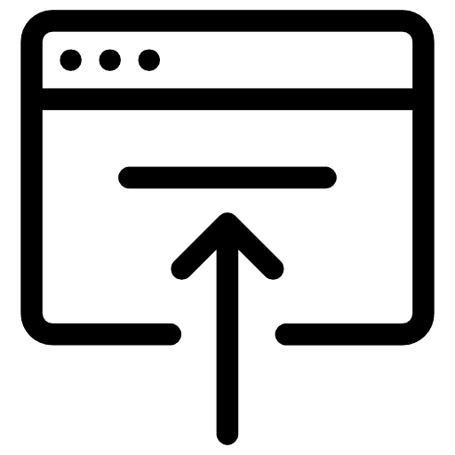 Browser internet interface browser icon