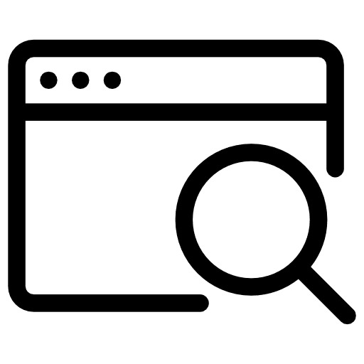 Browser browser interface computing icon