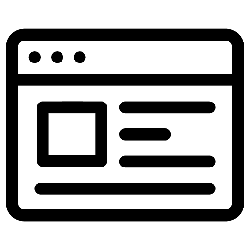 Browser interface computing browser icon