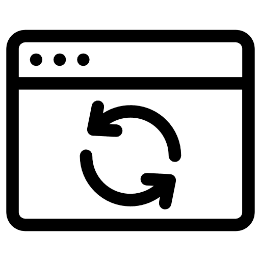 Browser interface internet computing icon