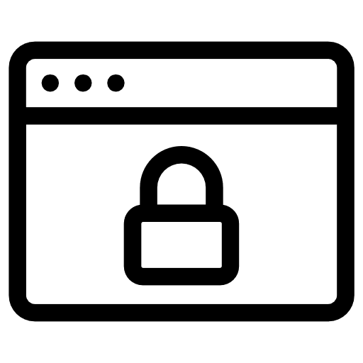 Browser internet interface browser icon