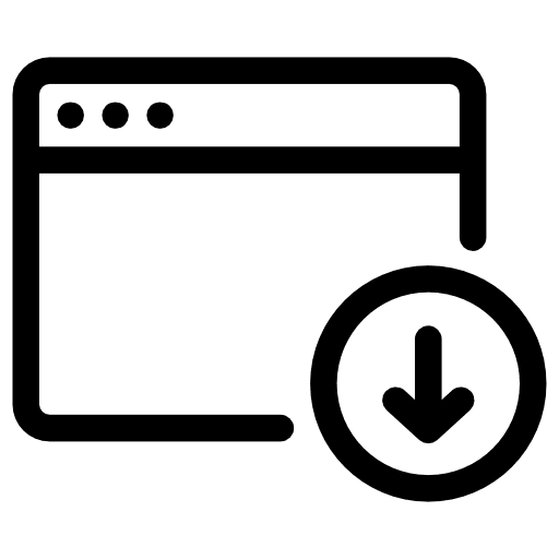 Browser computing internet interface icon