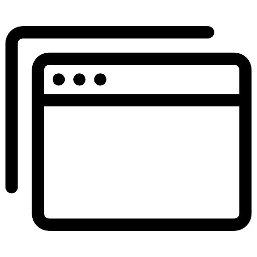 Browser interface multimedia browser icon