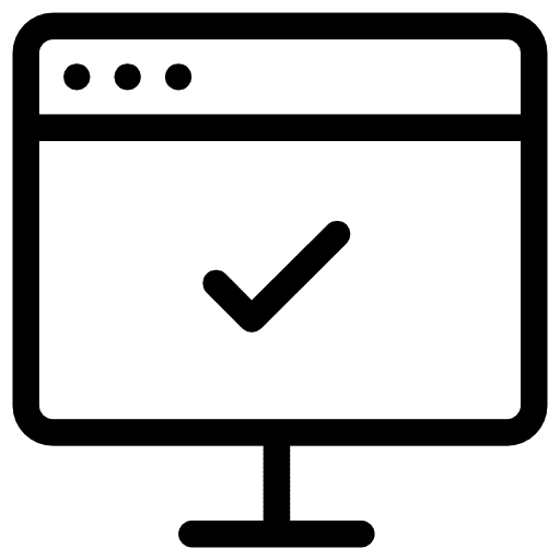 Computer technology television tv icon