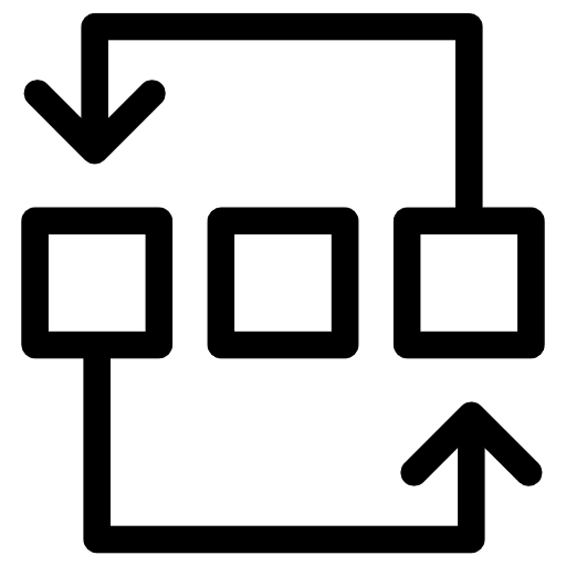 Exchanging exchanging arrows interface icon