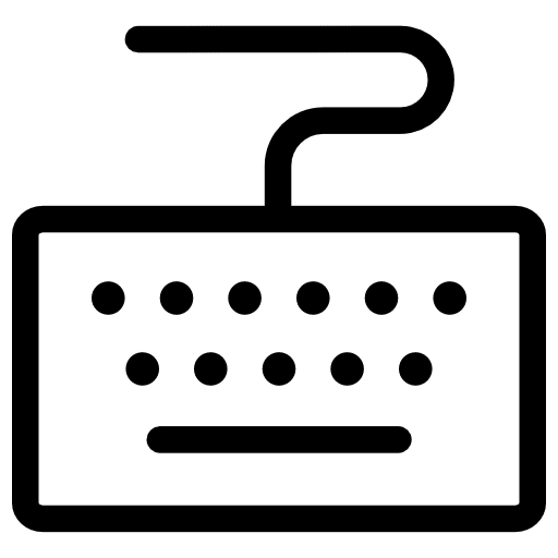 Keyboard keys keyboard computing icon