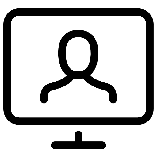 Computer computer monitor tv icon