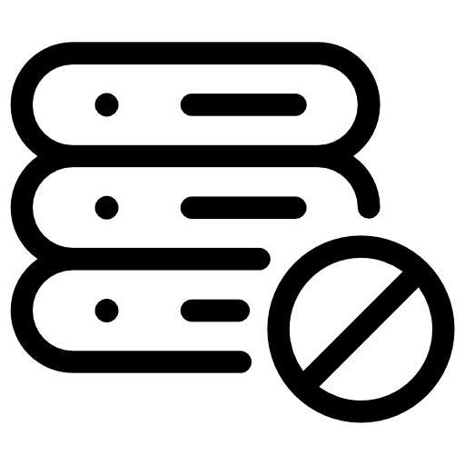 Database multimedia server files icon