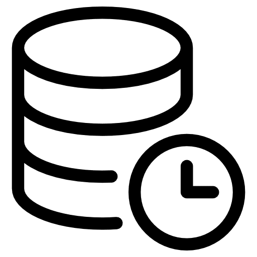 Database network storage servers icon