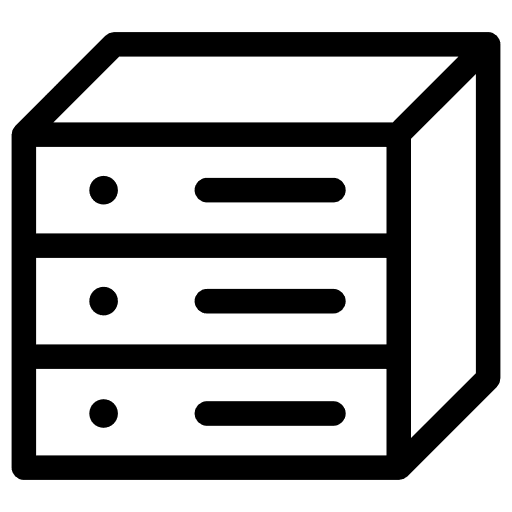 Server hosting files network icon