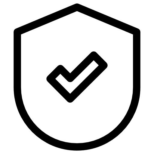 Shield technology weapons security icon