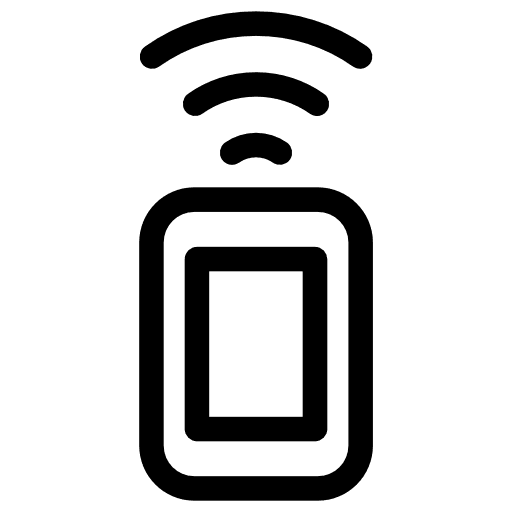 Tablet touch screen electronic ipad icon