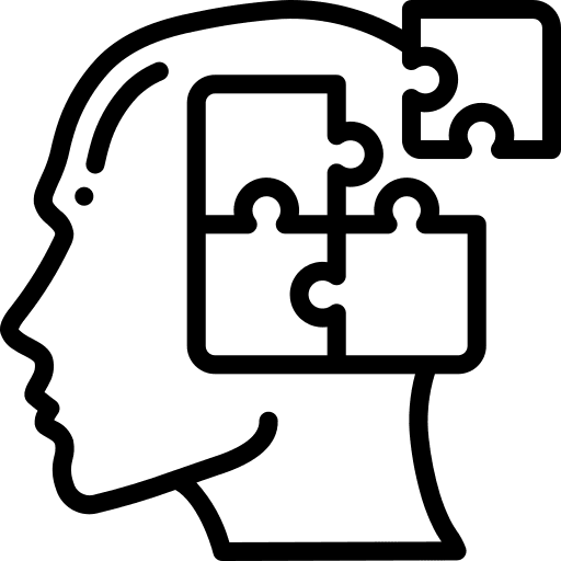 Autism psychology user intelligence icon