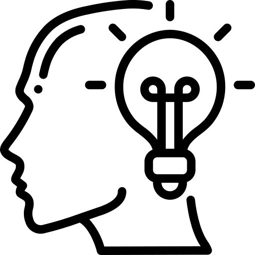 Idea user cloud intelligence emotion icon