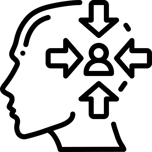 Introvert intelligence psychology user icon