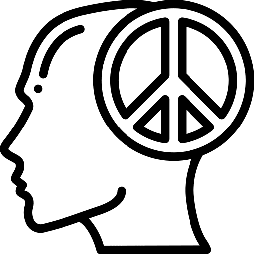 Peace of mind mind emotion psychology icon