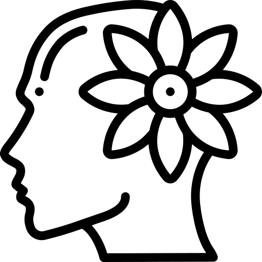 Relax mind emotion user icon