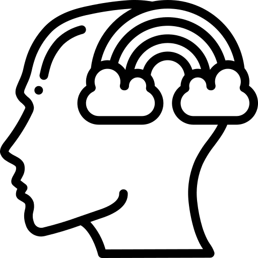 Imagination emotion psychology imagination icon