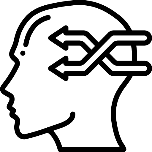 Strategy thinking mind strategy icon