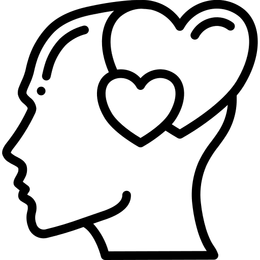 In love emotion user thinking icon