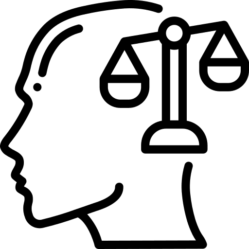 Law mind law user icon