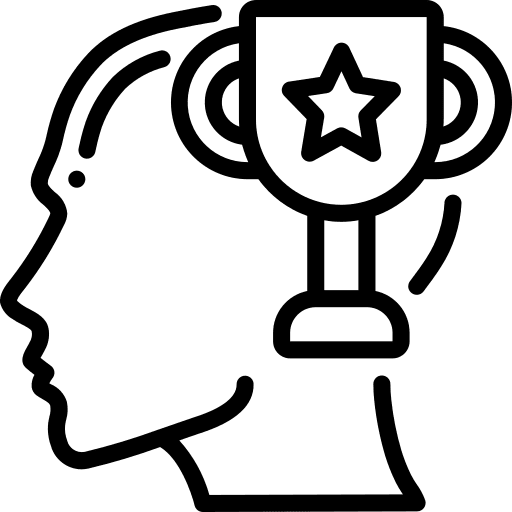 Triumph user thinking triumph icon