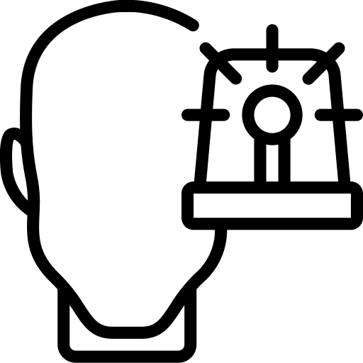 Anxiety mind thinking intelligence icon