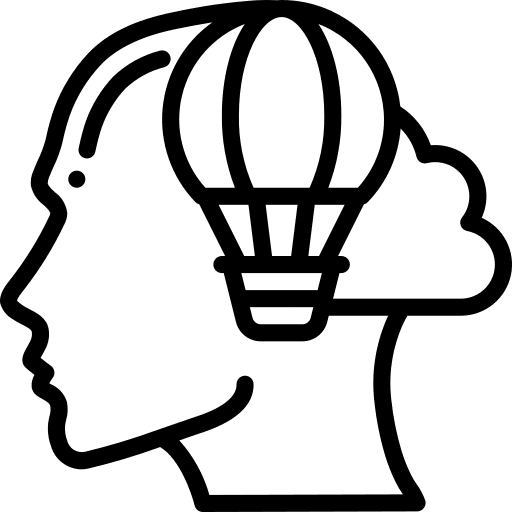 Imagination psychology user emotion icon