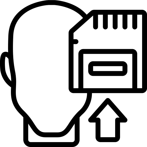 Memory emotion mind intelligence icon