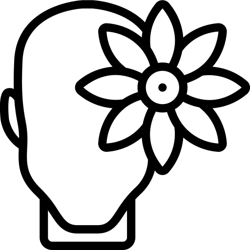 Relax intelligence mind psychology icon