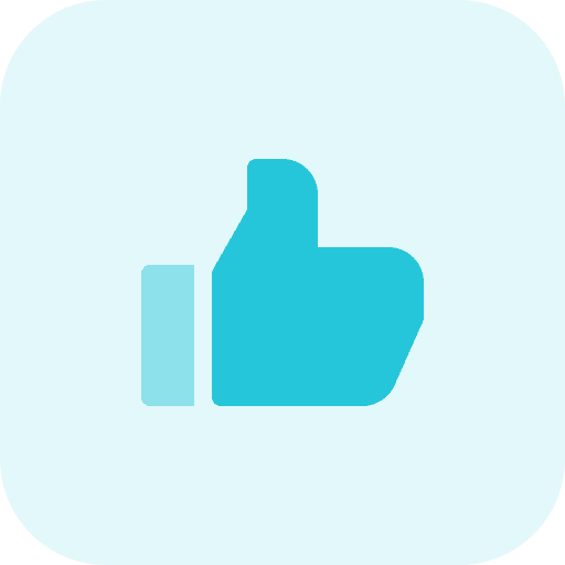 Like network thumb up social media icon
