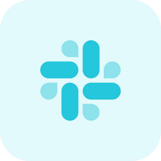 Slack logo network social media icon