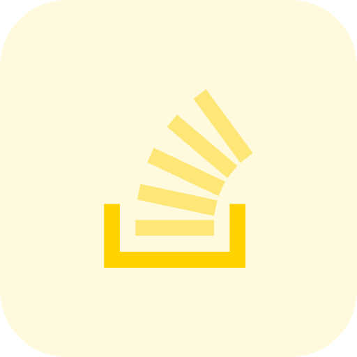 Stack overflow social media network logo icon