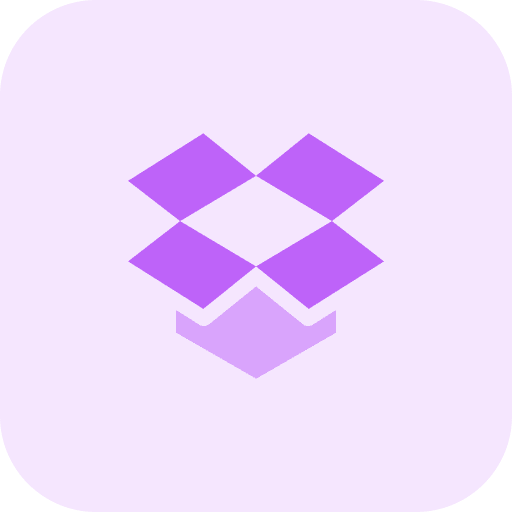 Dropbox logo dropbox social media icon