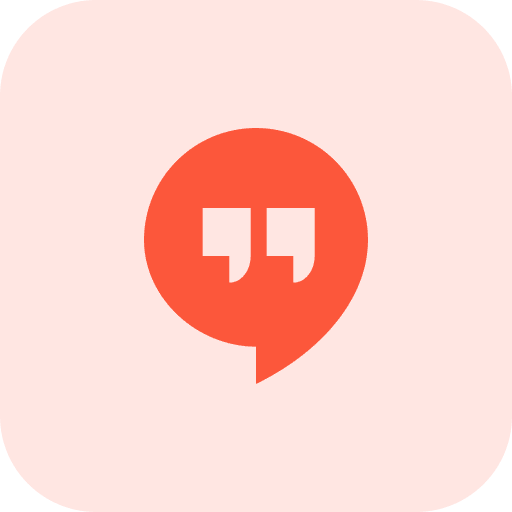 Google hangouts social media network logo icon