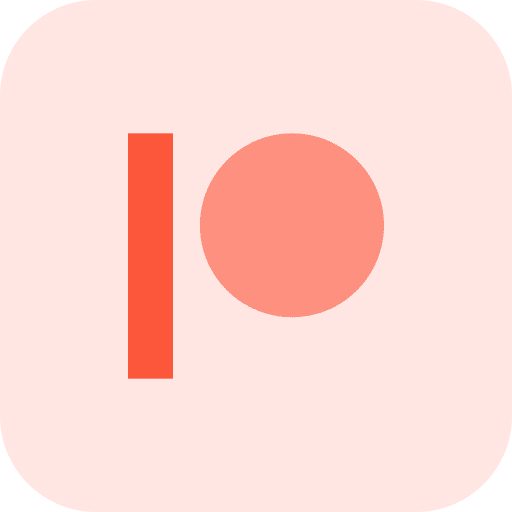 Patreon patreon network social media icon