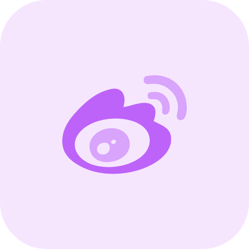 Sina weibo network social media sina weibo icon