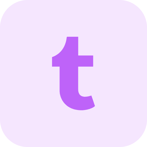 Tumblr logo social media tumblr icon