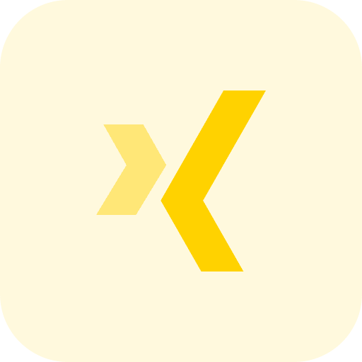 Xing logo social media network icon