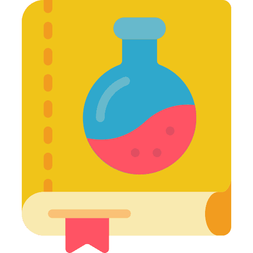 Book book knowledge chemistry icon