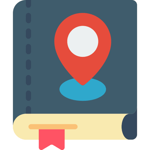 Book knowledge education geography icon