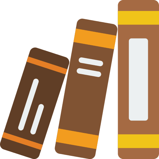 Book knowledge literature library icon