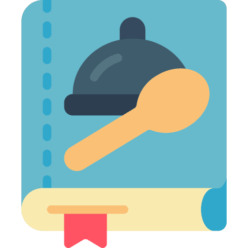 Book library book cooking icon