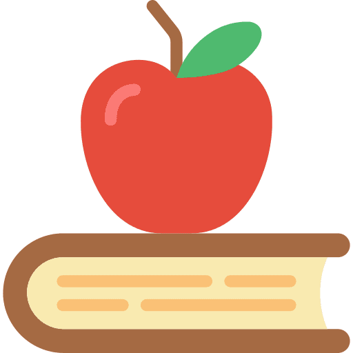 Book library knowledge apple icon