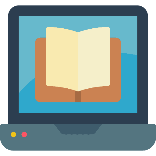 Ebook education learning study icon