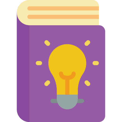 Book idea knowledge learning icon