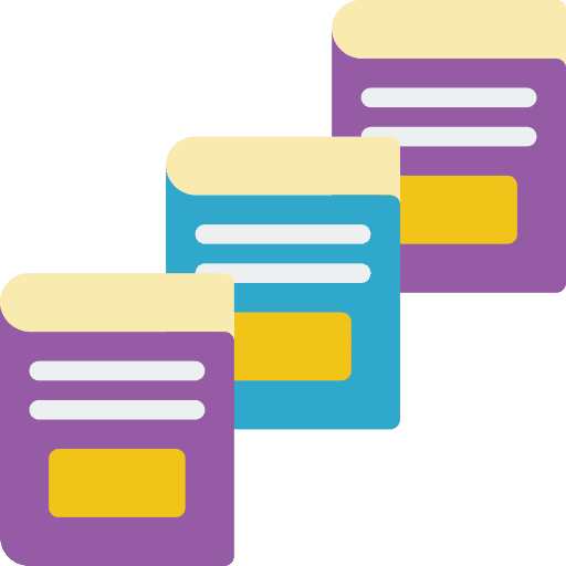 Book study knowledge education icon