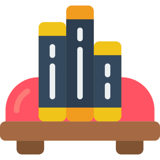 Bookshelf book bookshelf literature icon