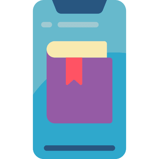 Ebook literature learning library icon